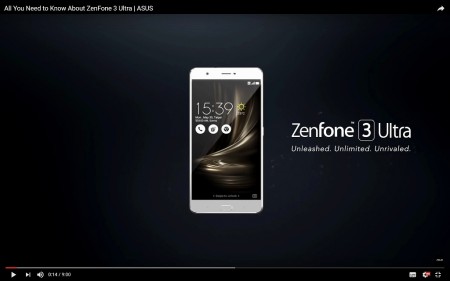 【動画】 日本にも近く上陸。Ultra Vision ＆ Ultra Soundな巨大スマホ「ZenFone 3 Ultra」を徹底解説