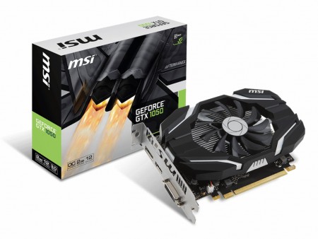 最安クラスのGeForce GTX 1050 OCモデル、MSI「GeForce GTX 1050 2G OC」発売
