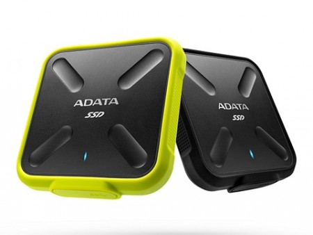 防水・防塵・耐衝撃ポータブルSSD、ADATA「SD700 External SSD」シリーズ