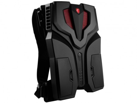 世界初、背負って使うVR向けバックパック型PC、MSI「VR One」25日発売開始