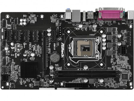 PCIe 6本のBitCoin採掘向けLGA1150マザーボード、ASRock「H81 Pro BTC R2.0」近日発売