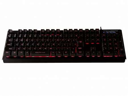 税込2,980円で高耐久スイッチ＆マルチカラー＆同時押し対応キーボード、ビットレ「デスイルミネーター」