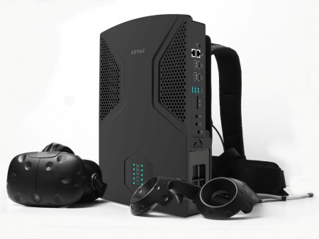 GeForce GTX 1070搭載のVR向けバックパックPC「ZOTAC VR GO」12月下旬発売