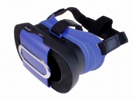 メガネを着けたままでも使える、大きめ5.5インチ対応の折りたたみ式VRゴーグルが上海問屋から