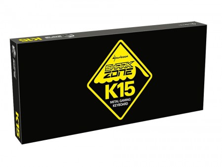 安価でも頑丈。25ユーロで買えるメタルボディのゲーミングキーボード、SHARKOON「SHARK ZONE K15」