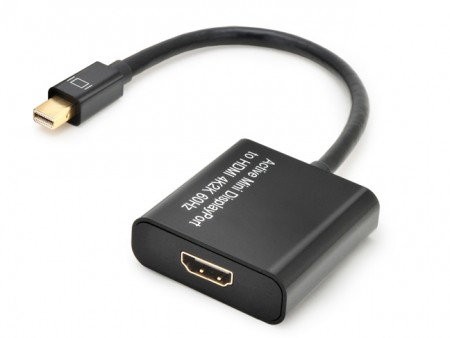 miniDisplayPortをHDMIに変換する4K/60Hz対応アダプタ、センチュリー「CCA-MDPHD4K6」