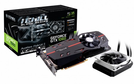 Inno3D、水冷・空冷ハイブリッドのGeForce GTX 1060「iChill GeForce GTX 1060 Black」