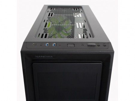 吸音サイドパネル採用の水冷向けミドルタワー、独Nanoxia「CoolForce 2 Rev.B」