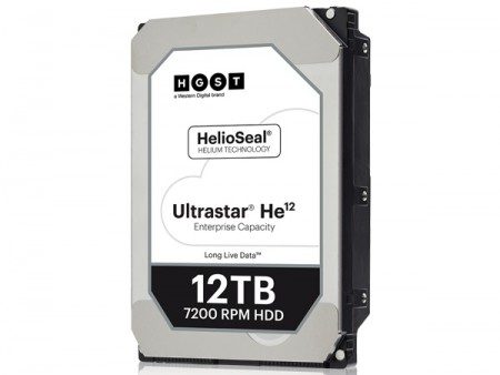 HGST、容量12TBのエンタープライズ向け3.5インチHDD「Ultrastar He12」出荷開始