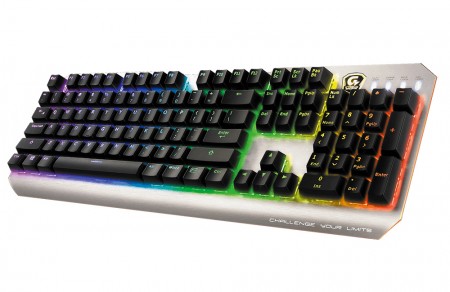 全キーRGBバックライト搭載のCherry赤軸搭載ゲーミングキーボード、GIGABYTE「XK700」