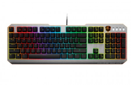 全キーRGBバックライト搭載のCherry赤軸搭載ゲーミングキーボード、GIGABYTE「XK700」