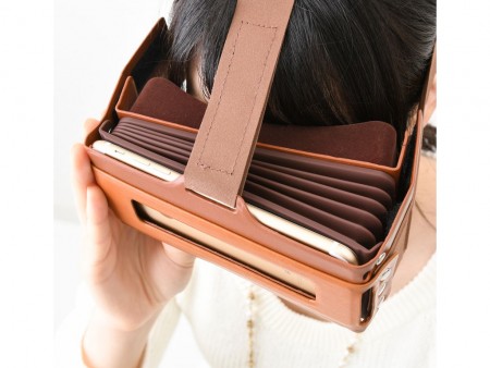 上海問屋、4.7/5.5インチスマホ専用のアコーディオン式VRゴーグル発売中