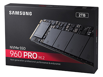日本サムスン、最高3.5GB/secのNVMe対応M.2 SSD「SSD 960 PRO」など2種、今週末発売