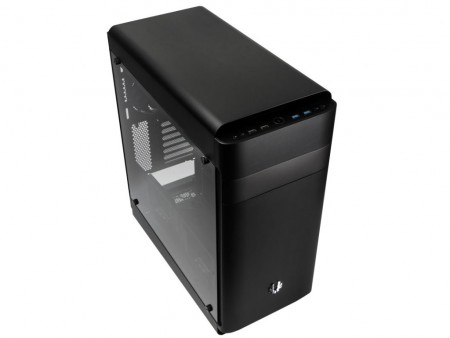 BitFenix、強化ガラスとアルミニウムパネル採用のE-ATX対応ミドルタワー「Shogun」