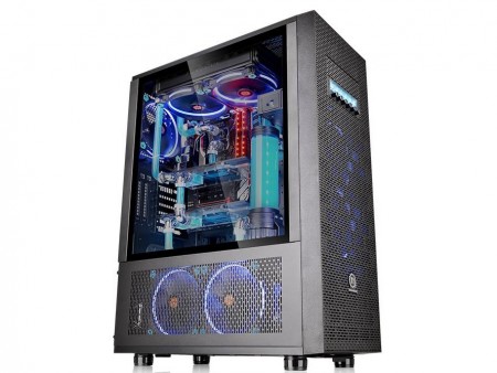 強化ガラス採用のデュアルチャンバフルタワー、Thermaltake「Core X71 Tempered Glass Edition」