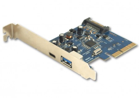 アオテック、USB3.1 Type-A/-C拡張カード「AOK-USB-A1C1」など計4モデル