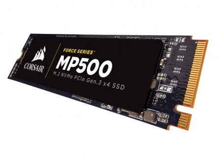 CORSAIR、最大転送3.0GB/sのNVMe対応M.2 SSD「MP500」シリーズ計3モデル