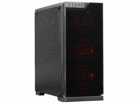 Cooltek、フロントパネルをRGBファンが彩るミドルタワー「TG-01 – RGB」