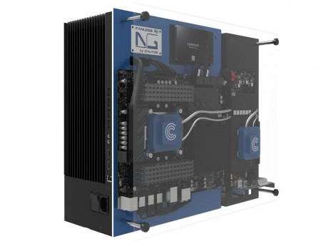 “ループヒートパイプ”でGTX 1080にも対応する完全ファンレスケース、Calyos「NSG-S0」