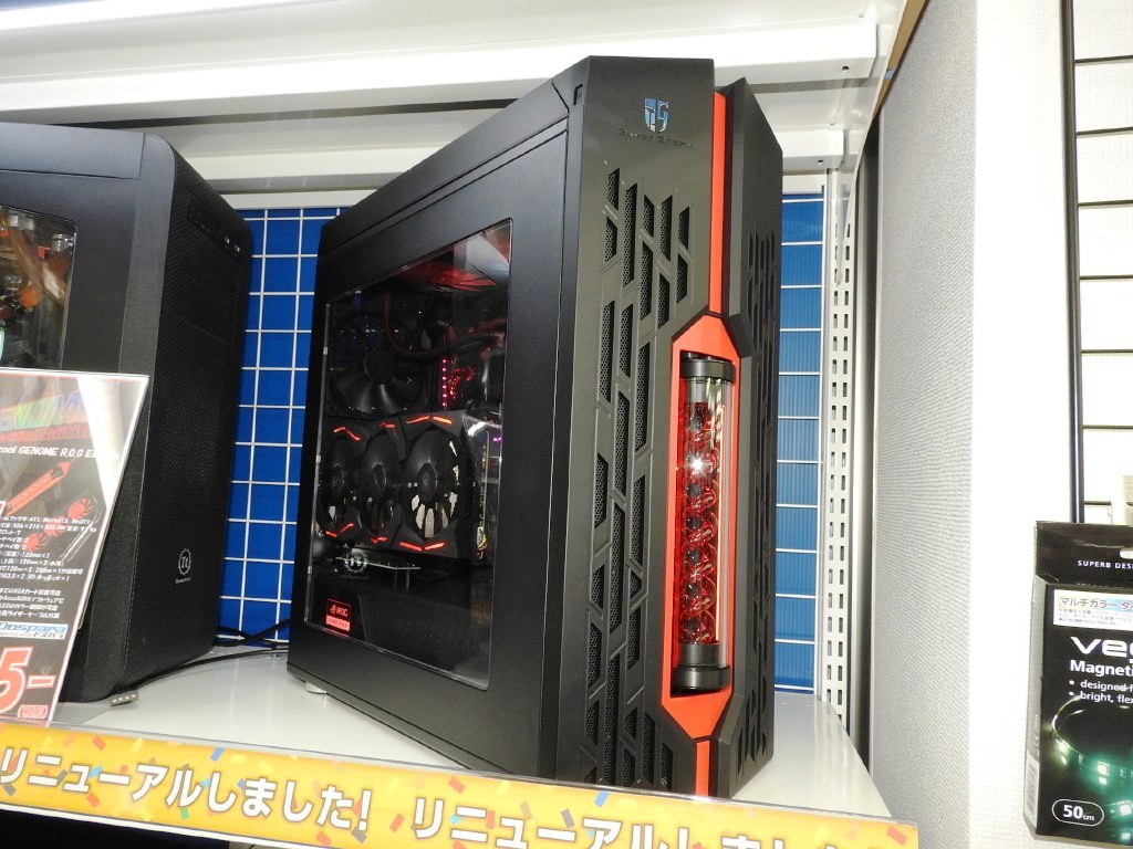 水冷システム搭載 Geneme ROG Certified Edition 水冷一体型ケース、Deepcool「Genome」にASUS ROG認証モデル登場