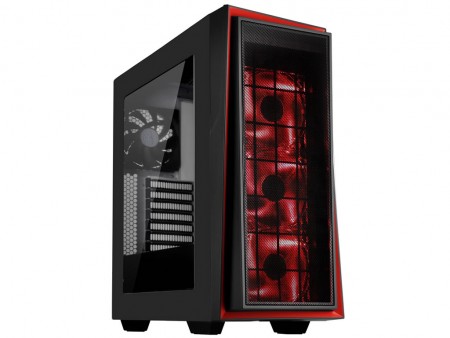 フロントパネルがアシンメトリーデザインのミドルタワー、SilverStone「SST-RL06」
