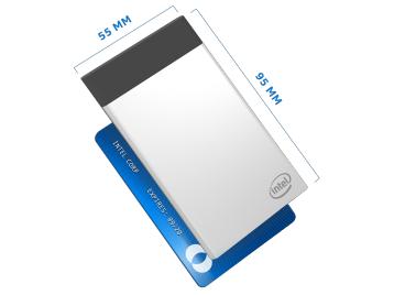 Intel、クレジットカードサイズの超小型PC「Compute Card」発表