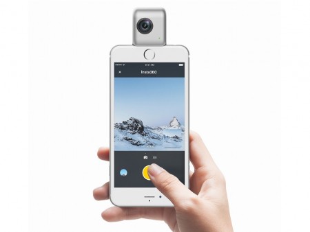 アスク、iPhoneと合体する360°カメラ「Insta360 Nano」を今月から販売開始