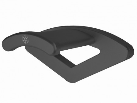 ヘッドホンをカッコよく保管する、フルアルミの壁掛け型ホルダー「SST-EBA02」がSilverStoneから