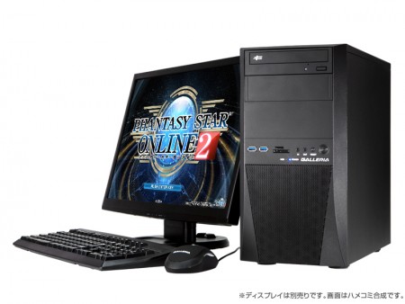 ドスパラGALLERIA、Kaby Lake採用「ファンタシースターオンライン2」推奨PC計3機種