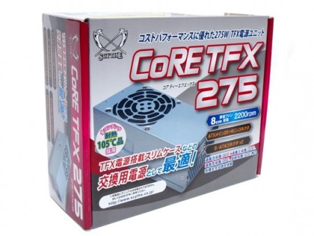 サイズ、売価約4,000円の低価格TFX電源ユニット「CORE-TFX275」出荷開始