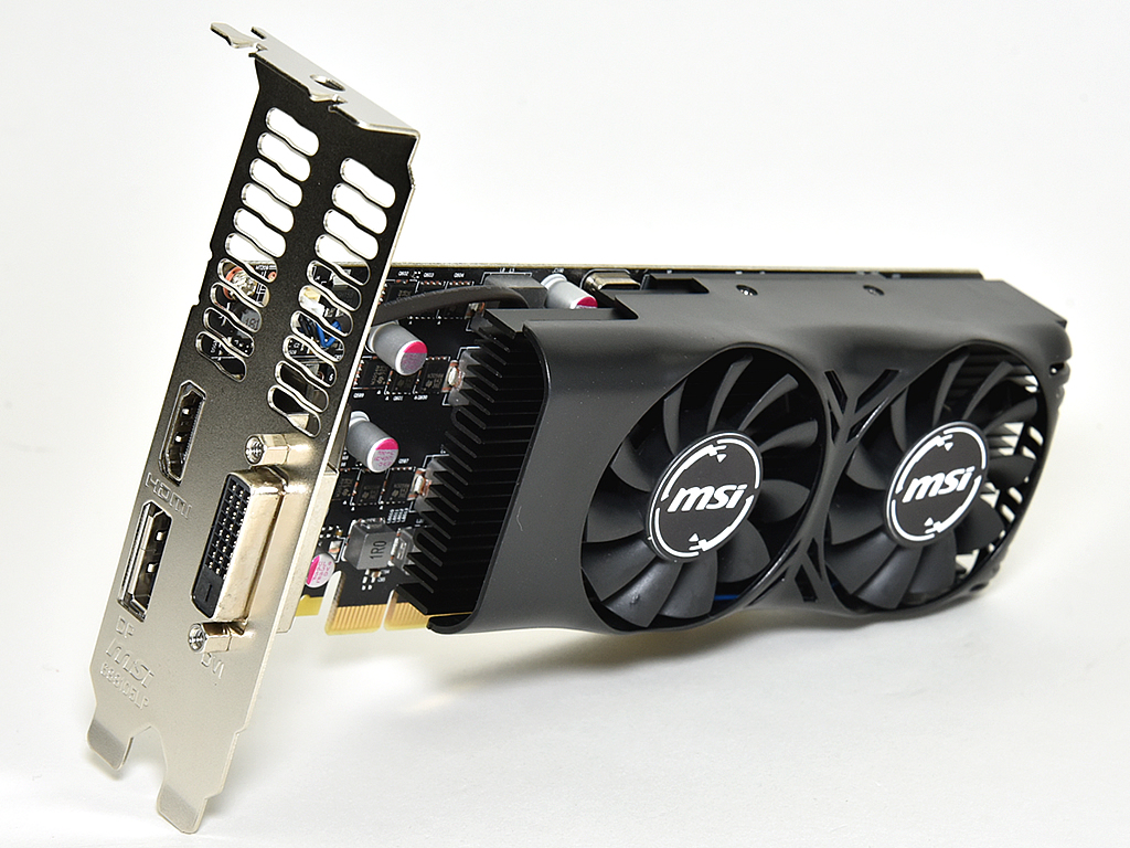 msi GTX1050Ti LP ロープロ対応-