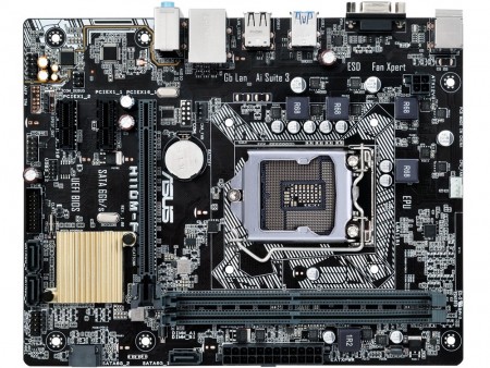 奥行わずか178mm。Kaby Lake対応の小型MicroATXマザーボード、ASUS「H110M-F」