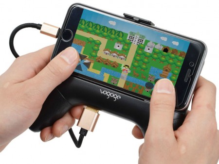 1台3役、スマホゲームを快適にする多機能グリップ「スマクール」サンコーから