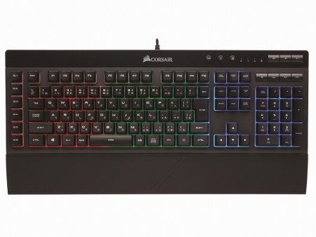 3ゾーンのRGBイルミネーションに対応する安価なゲーミングキーボード、CORSAIR「K55 RGB」