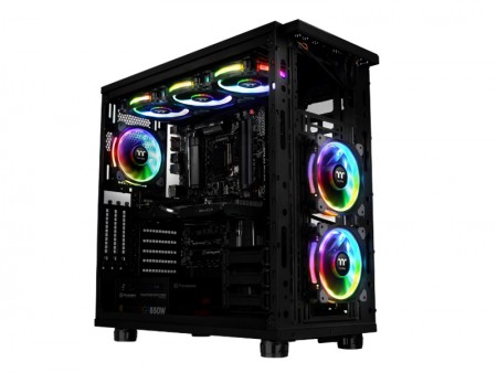 1,680万色カラー対応のラジエター向け120mm LEDファンキットがThermaltakeから