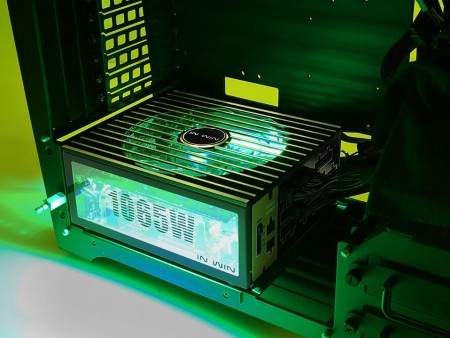 国内限定4台。In Winのオープンフレームケース「H-Frame 2.0」にグリーンモデル登場