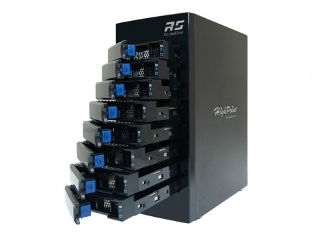 Thunderbolt 3対応の8ベイRAIDケース、HighPoint「Rocketstor 6618A」