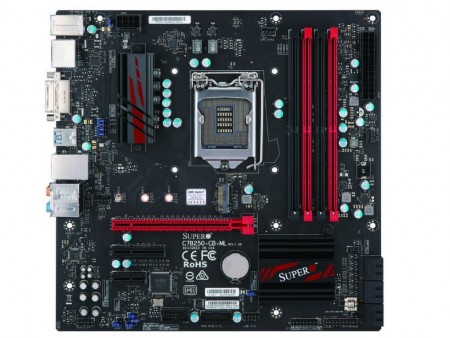SuperO、Intel B250チップ搭載のゲーミングMicroATXマザー「C7B250-CB-ML」