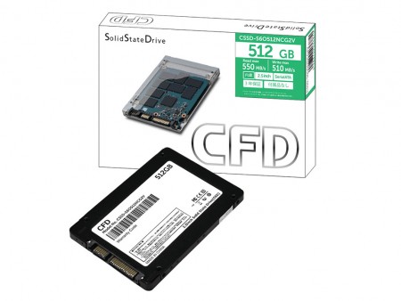 従来品に比べ約50万時間の耐久性が向上。CFD初の3D NAND搭載SSD「CSSD-S6O512NCG2V」