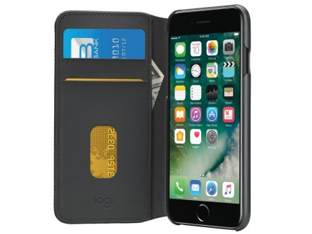財布にもなるスタンド機能付きiPhone 7ケース、ロジクール「Hinge」14日発売