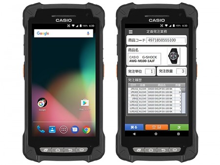 1.5mの落下に耐えるAndroid 6.0搭載ハンディターミナル、カシオ「IT-G400」