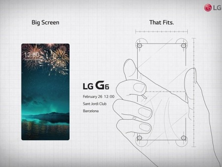 最新フラッグシップは片手に収まる大画面スマホ。LG、「MWC 2017」にて「LG G6」を発表