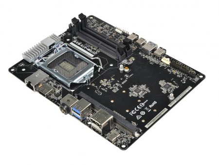 MXMグラフィックスカードを搭載できるMicro-STXマザーボード、ASRock「H110-STX MXM」