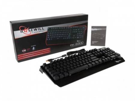Rosewill、軍用グレードのアルミフレームを採用したCherry青軸搭載の堅牢キーボード「RK-9300」