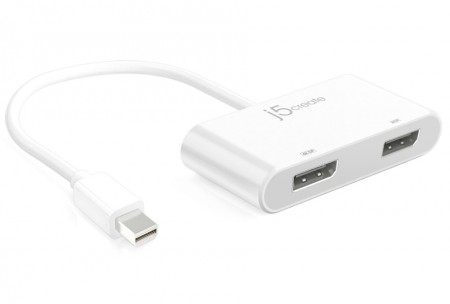 miniDisplayPortに4K液晶を2台接続できるアダプタがj5 createブランドから