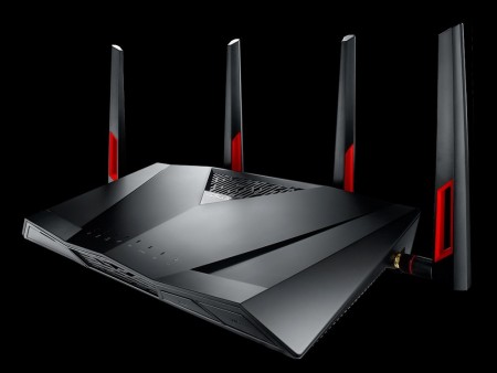 NitroQAM対応の高速デュアルバンドWi-Fiモデムルーター、ASUS「DSL-AC88U」