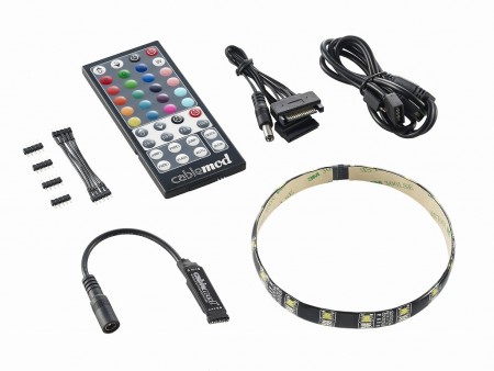 まやかしではない“真のホワイト”を実現。CableMod、RGB/ホワイト実装のハイブリッドLEDストリップを発売