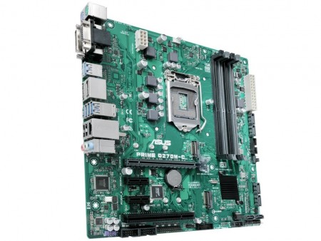 4系統のディスプレイ出力を搭載するIntel Q270マザーボード、ASUS「Q270M-C/CSM」