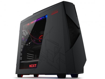 ASUS ROG認証取得のゲーミングPCケース、NZXT「Noctis 450 ROG」