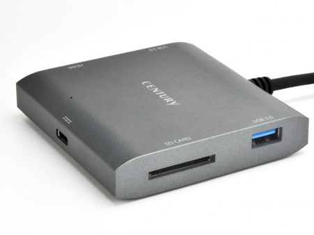 センチュリー Terminal-C ドッキングステーション 8 in 1 取り寄せ商品 販売終了 TYPE-Cドッキングステーション ターミナルC (CTCD-U3HDCR